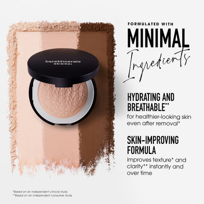 Fond de teint poudre compacte original sans talc minéral SPF 15