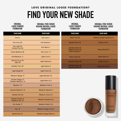 ORIGINAL Loose Powder Foundation & Brush Bundle