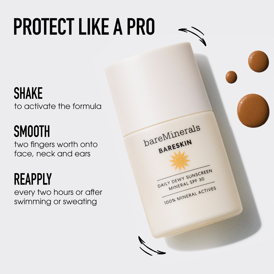 BARESKIN® Daily Dewy Sunscreen Mineral SPF 30