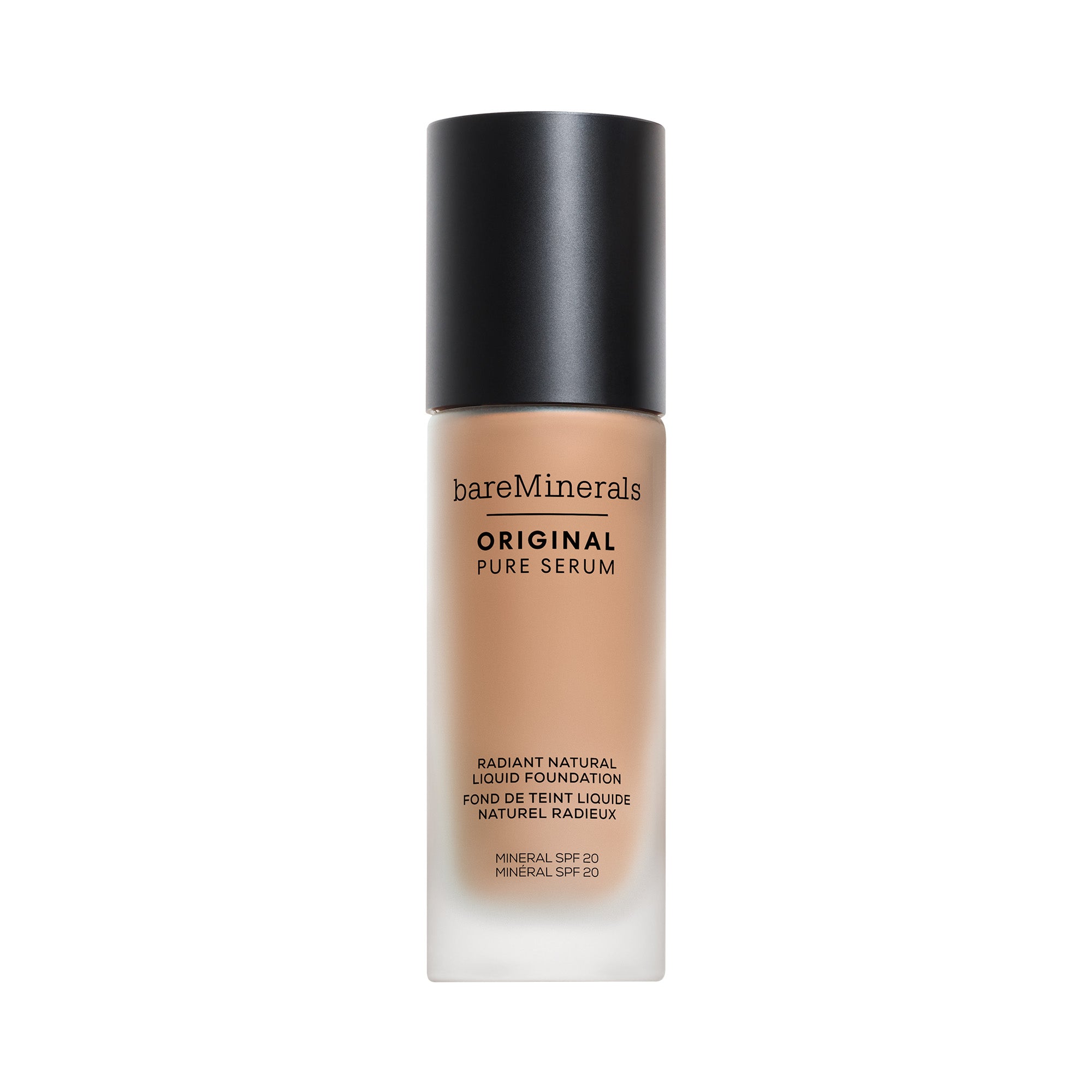 ORIGINAL Pure Serum Radiant Natural Liquid Foundation Mineral SPF 20 view 2