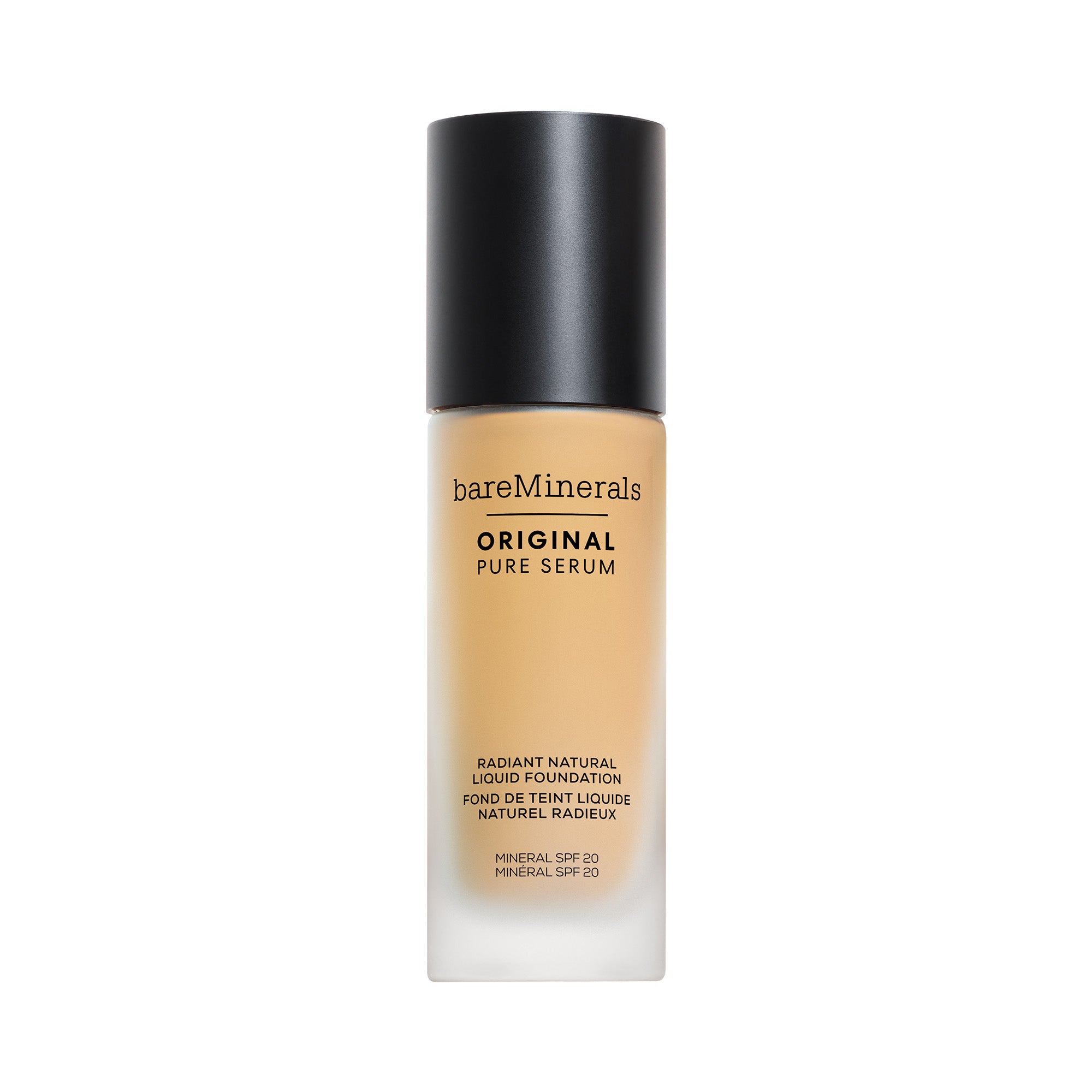 ORIGINAL Pure Serum Radiant Natural Liquid Foundation Mineral SPF 20 view 2