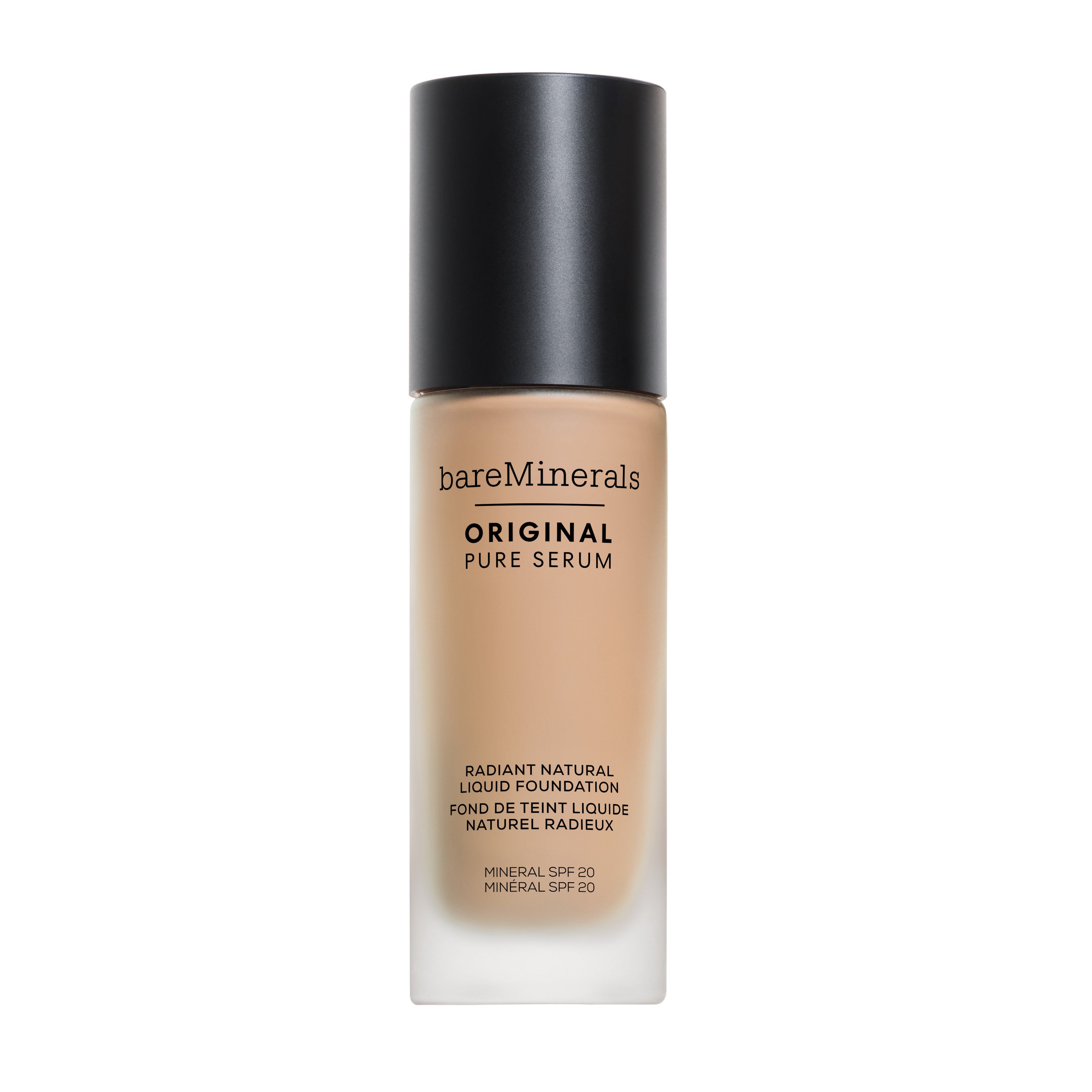 ORIGINAL Pure Serum Radiant Natural Liquid Foundation Mineral SPF 20 view 1