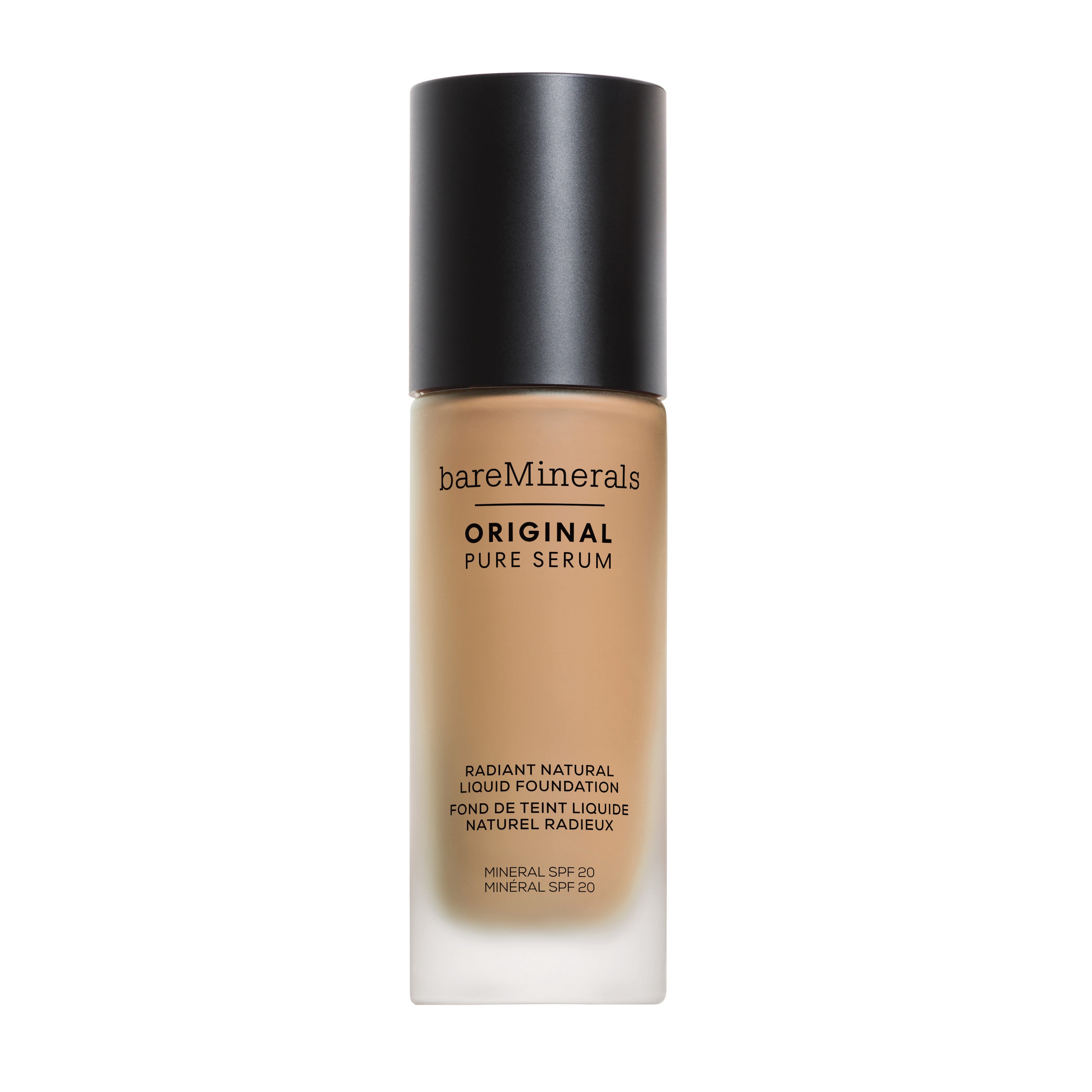 ORIGINAL Pure Serum Radiant Natural Liquid Foundation Mineral SPF 20 view 1