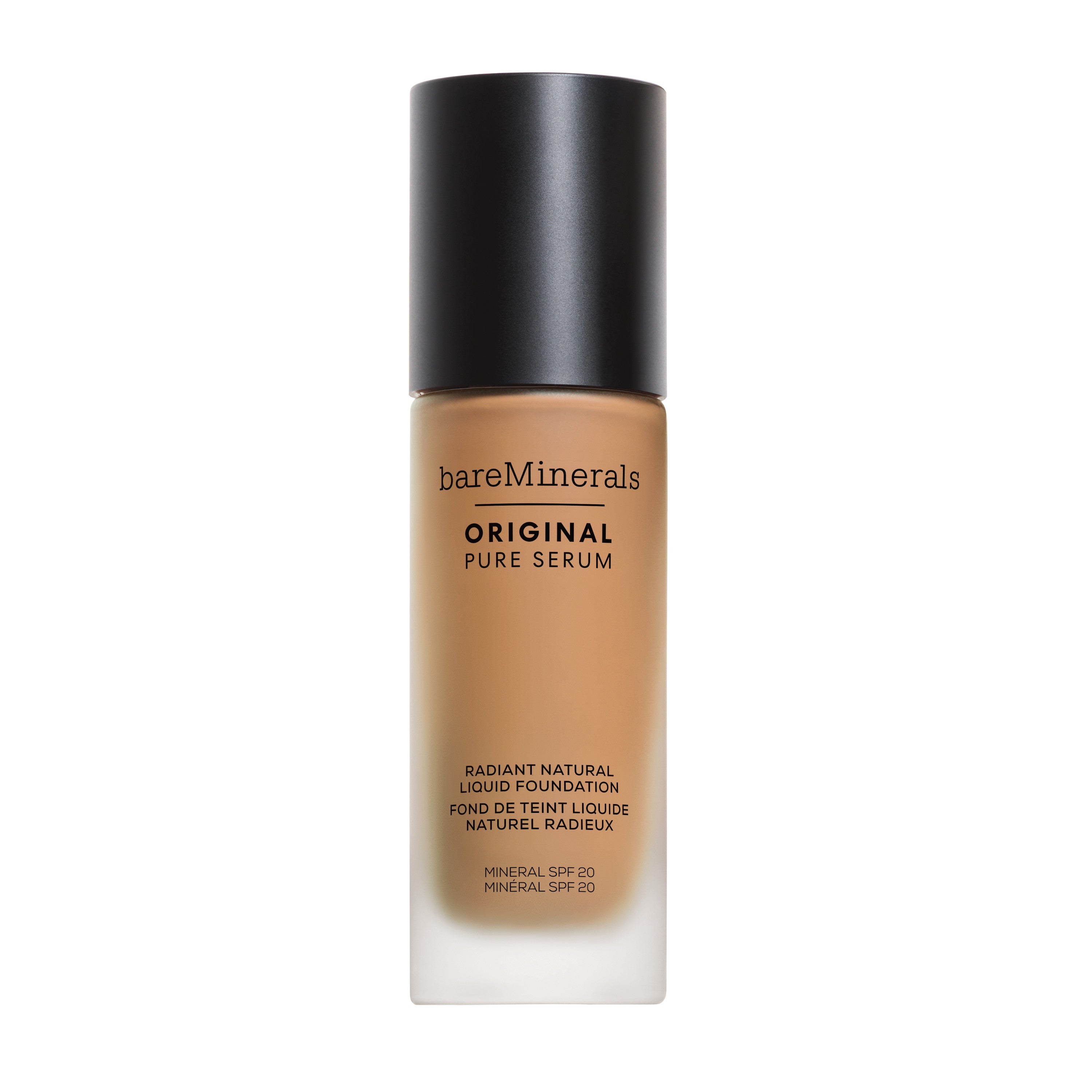 ORIGINAL Pure Serum Radiant Natural Liquid Foundation Mineral SPF 20 view 1