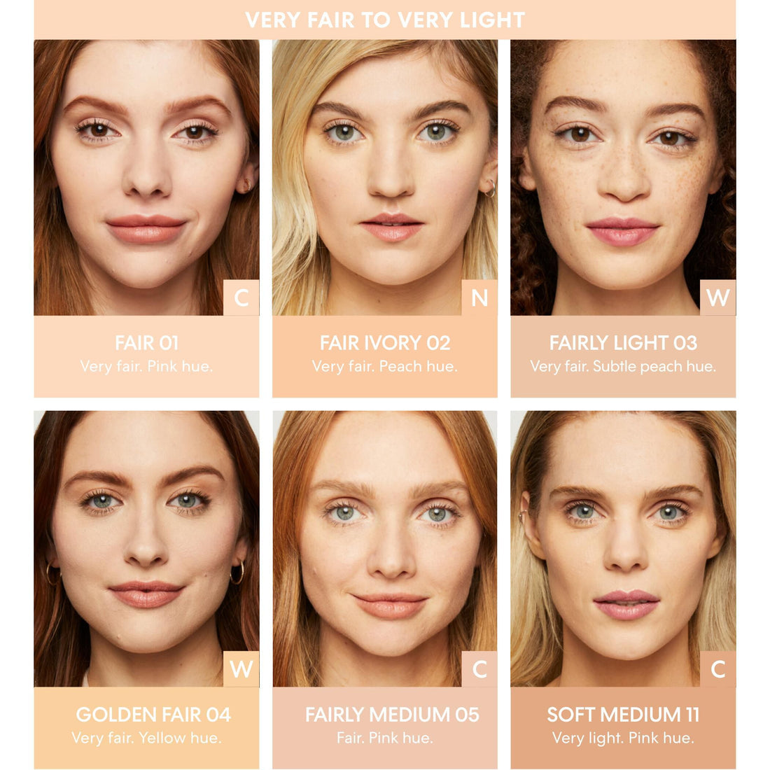 Bare minerals foundation colors discount