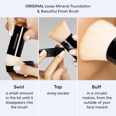 ORIGINAL Loose Powder Foundation & Brush Bundle view 2